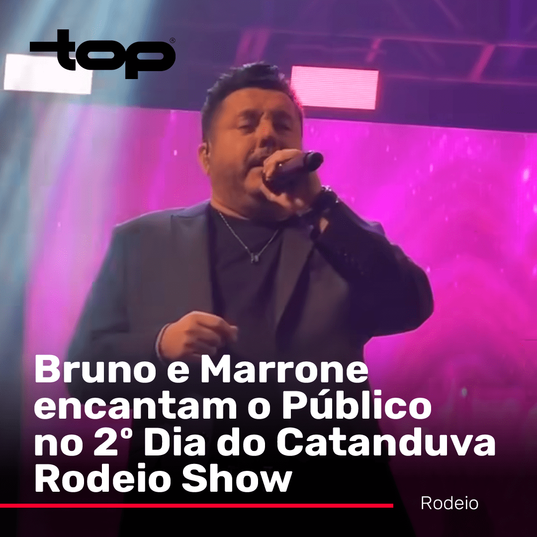 Bruno e Marrone no segundo dia de Catanduva Rodeio Show