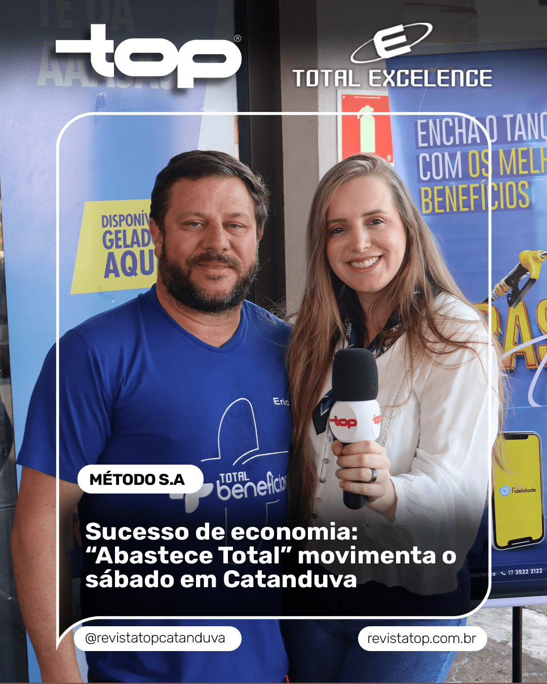 Sucesso de economia: “Abastece Total” movimenta o sábado em Catanduva