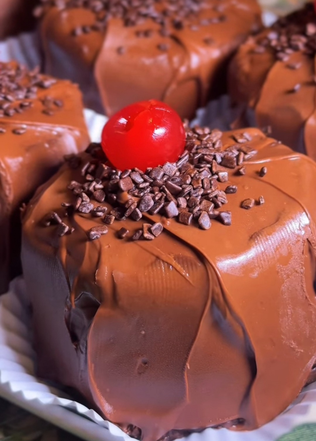 Mini Bolo de Nutella